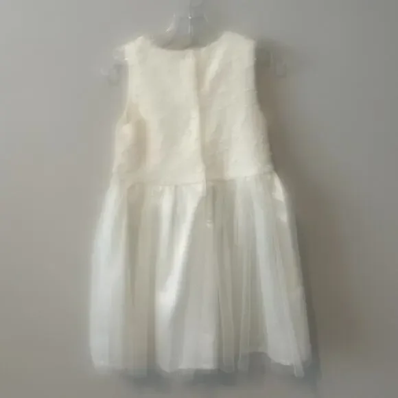 Christmas Holiday Sparkle Tulle Dress with Matching Coat Sz 4T - Picture 5 of 13